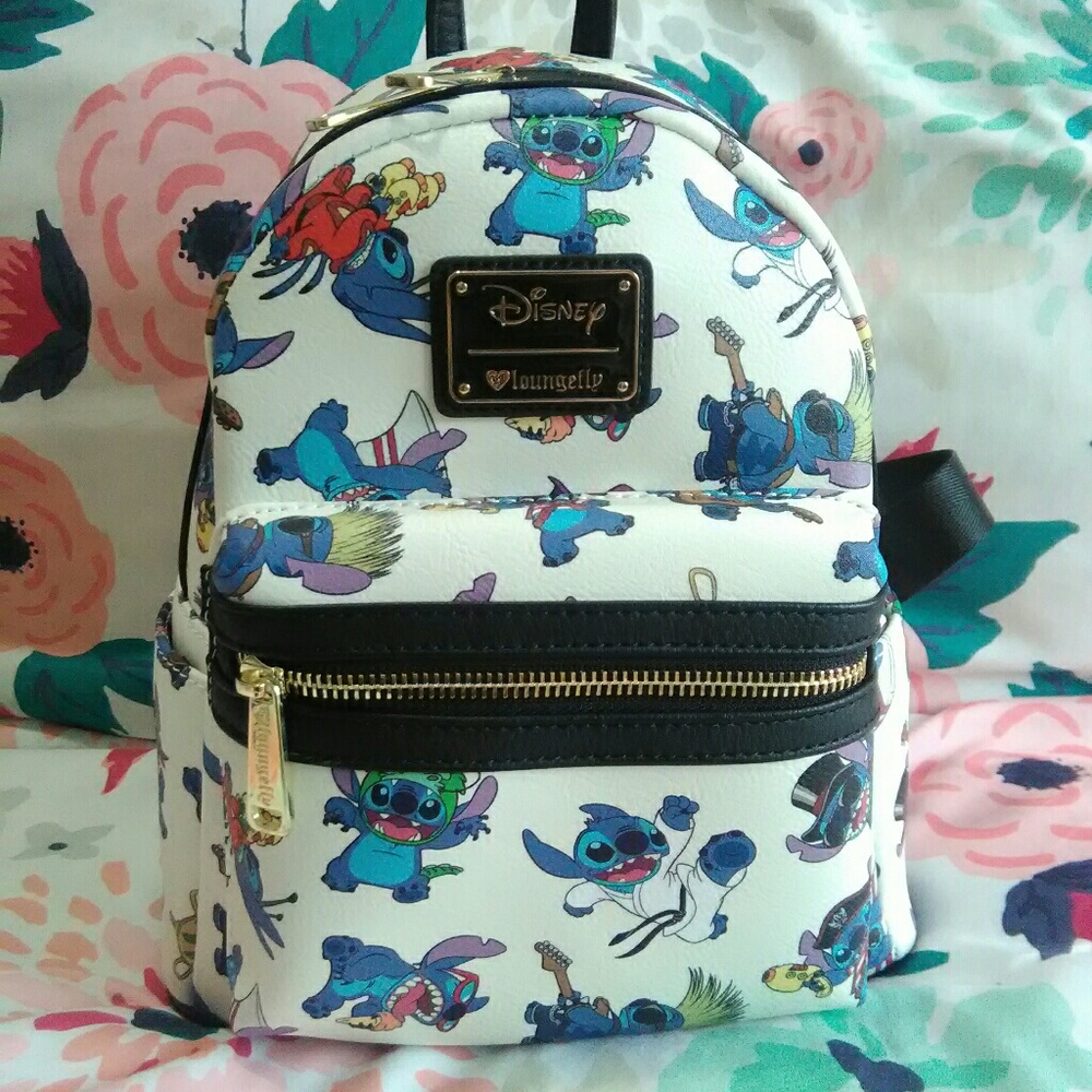 NWT Disney Stitch Loungefly Mini Backpack